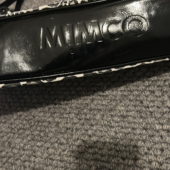 Mimco Bags Mimco Worker Laptop Bag Leopard Print And Black Patent